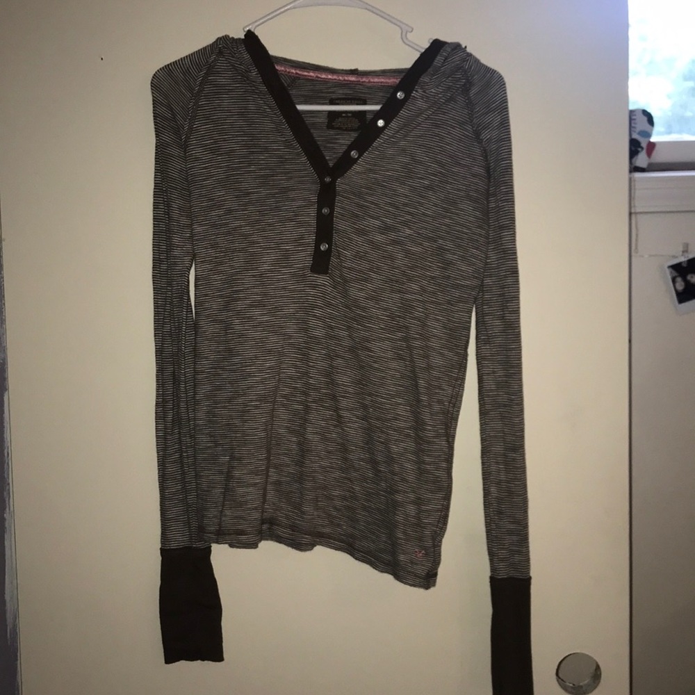 striped longsleeve top